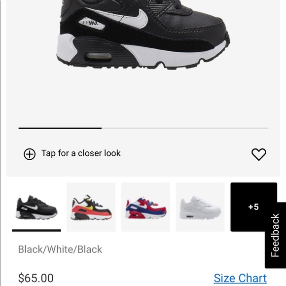 COPY - 🔥✏️🌟📚🎒NIKE AIR MAX 90 BLACK/WHITE🔥🔥🔥 - Picture 4 of 6